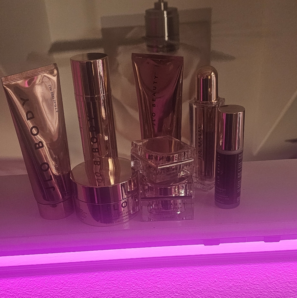 Jennifer Lopez Skincare Collection in Rose Gold